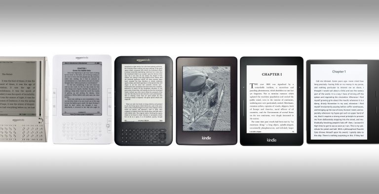 How the Kindle was designed by means of 10 years and 16 generations