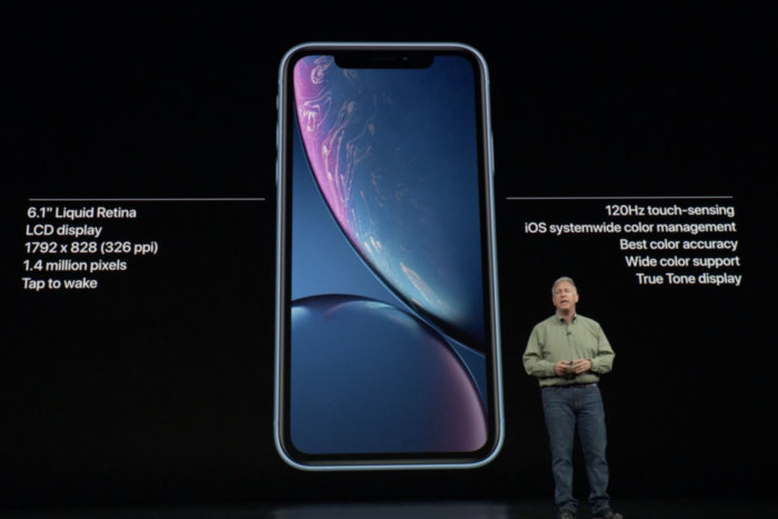 apple event iphone xr display