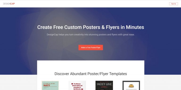 Easy Stunning Poster and Flyers in Minutes – DesignCap.com