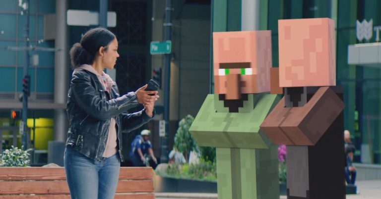 Get ready to slay spiders and skeletons in real life with Minecraft Earth