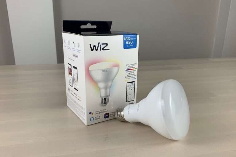WiZ Connected BR30 Colors smart bulb review: An affordable Wi-Fi floodlight that doesn’t require a hub