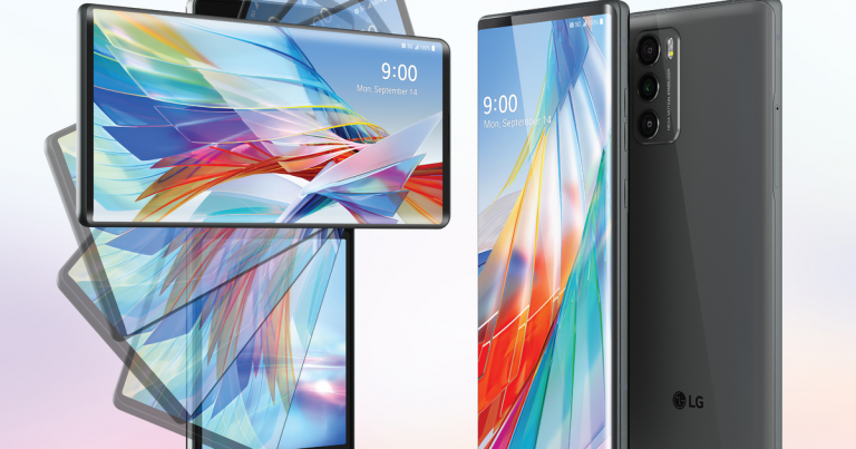 The LG Wing 5G phone has a swiveling screen, because it’s 2020, so why not?