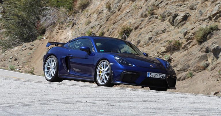 The 2021 Porsche Cayman GT4 is sharp and sweet regardless of transmission