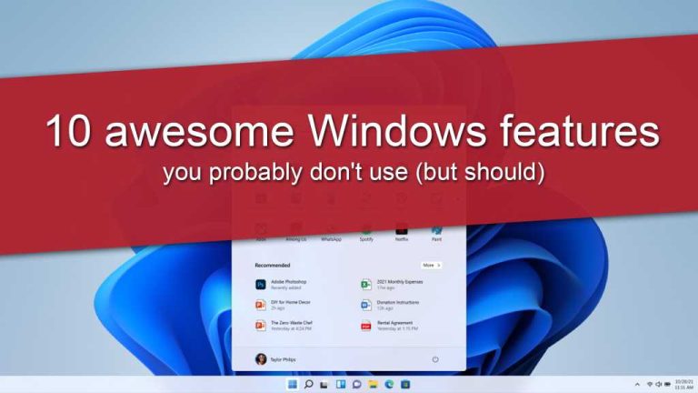 10 awesome Windows features you probably don’t use (but should)