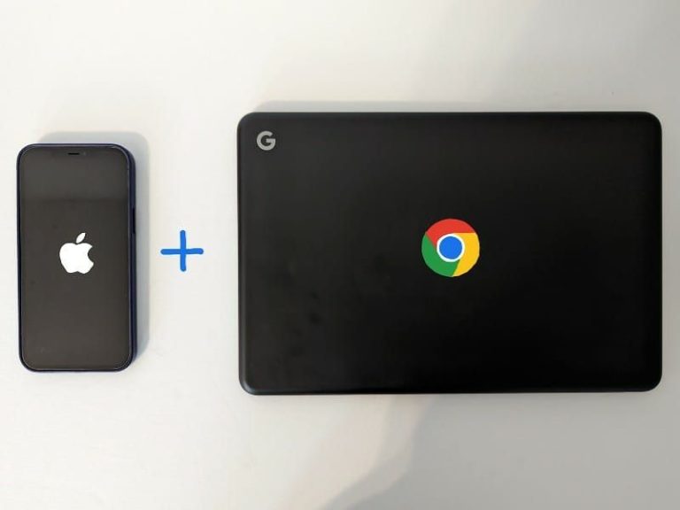 How to use an iPhone with a Chromebook