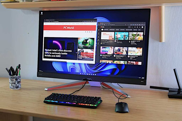 BenQ Mobiuz EX3210U review: A gaming monitor with a split personality