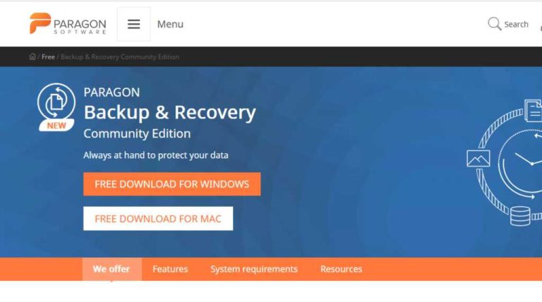 Paragon Backup & Recovery Community Edition review: Fantastic file-level backup for free