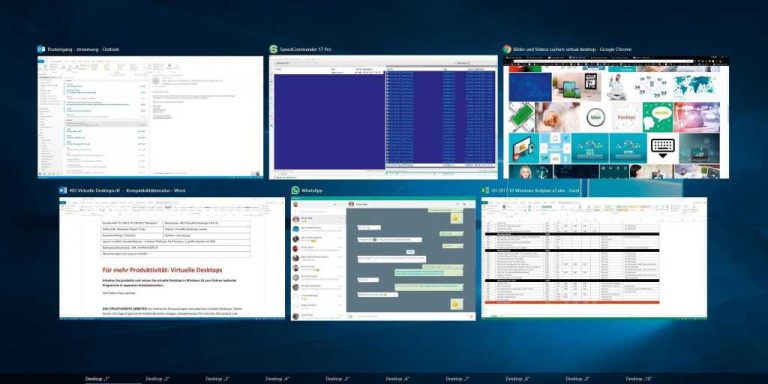 Windows 10 can do virtual desktops – here’s how