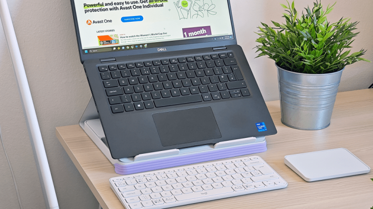 Logitech Casa Pop-Up Desk review: A clever portable laptop workstation