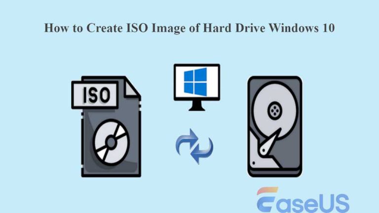 How to create ISO image of hard drive in Windows 10 for free